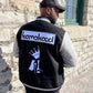 [BACK] "Crusader" Varsity Jacket - made of wool and available in all sizes
